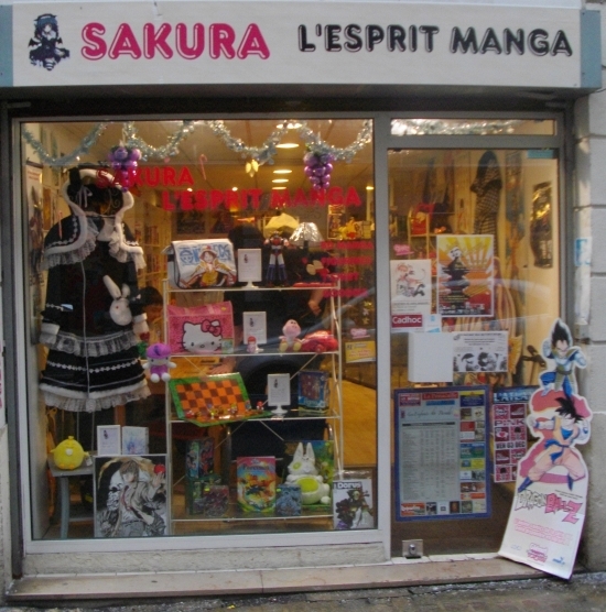 Boutique spécialisée dans la vente de produits dérivés Manga / Anime
